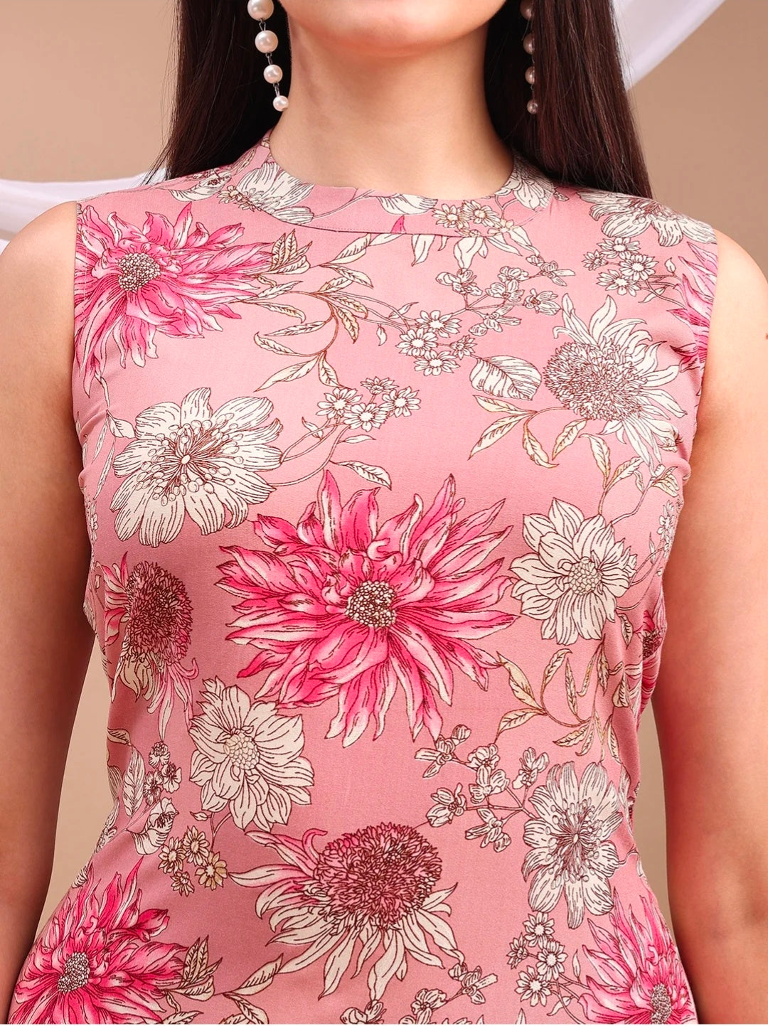 Floral printed Kurta with Palazzo Pant