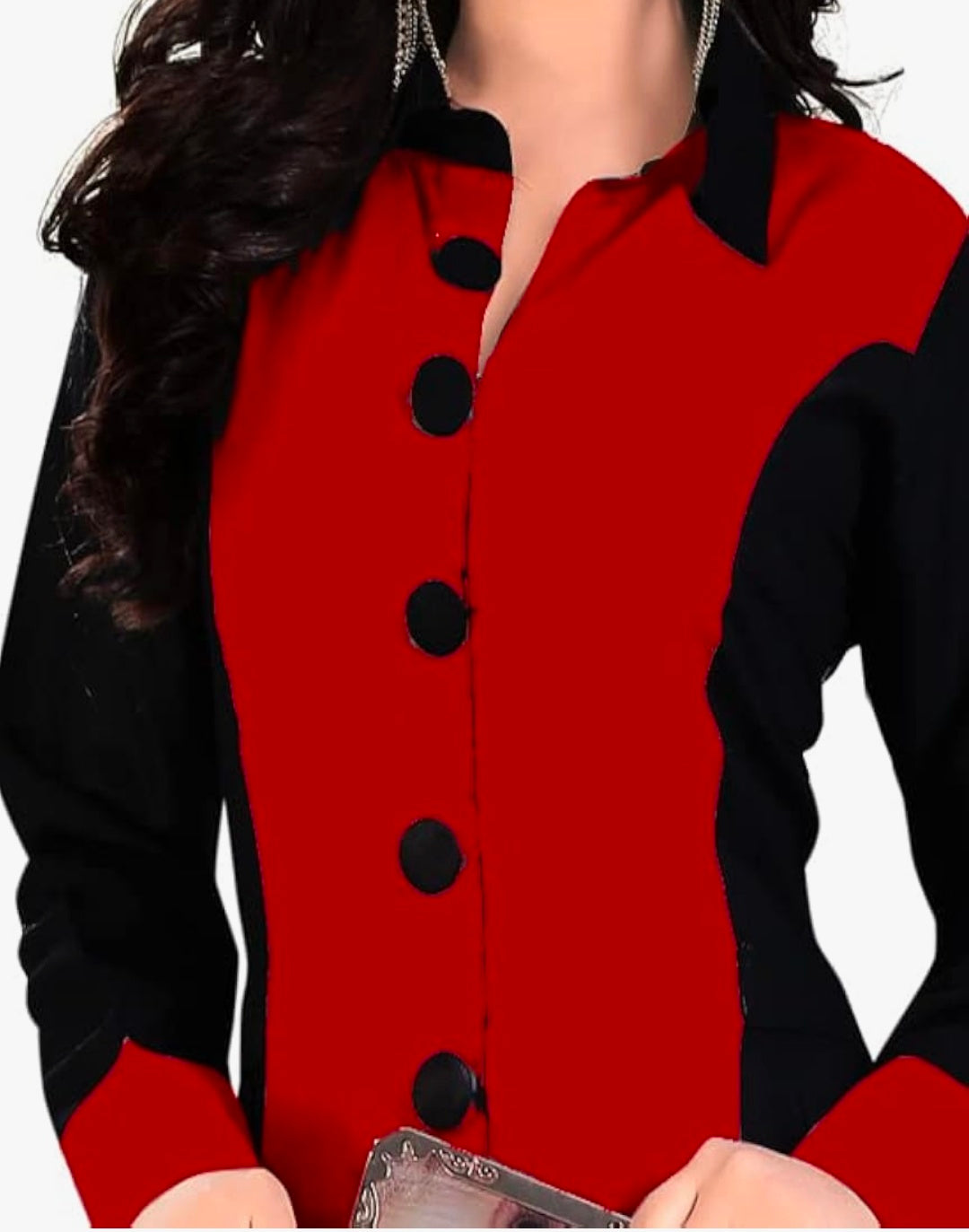 Madhuram Womens Rayon Regular A Line Kurti with Fully Stitched Plain Long Kurta