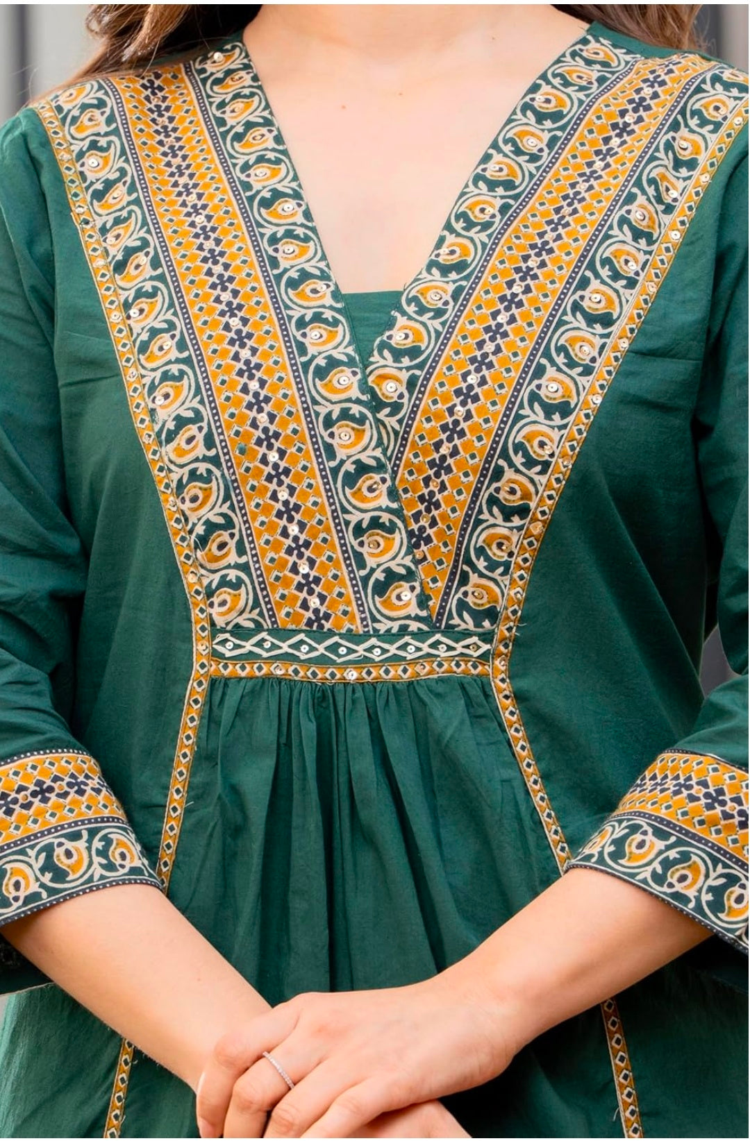 Floral Printed Pure Cotton kurta set
