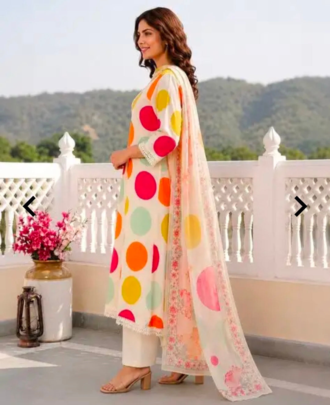 Women's Rayon Kurta Pant Dupatta Set
