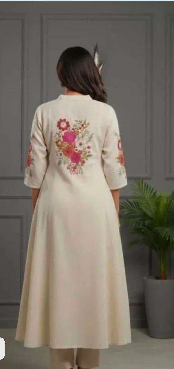 Cotton Kurta + Pant Set