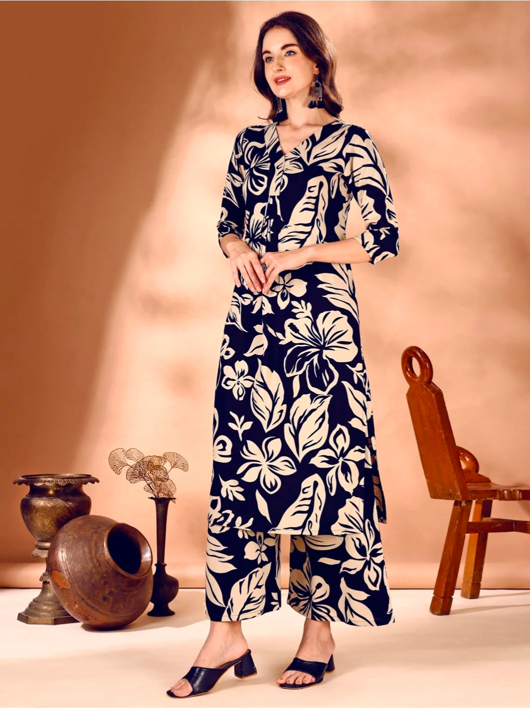 Botanical printed Co ords Set