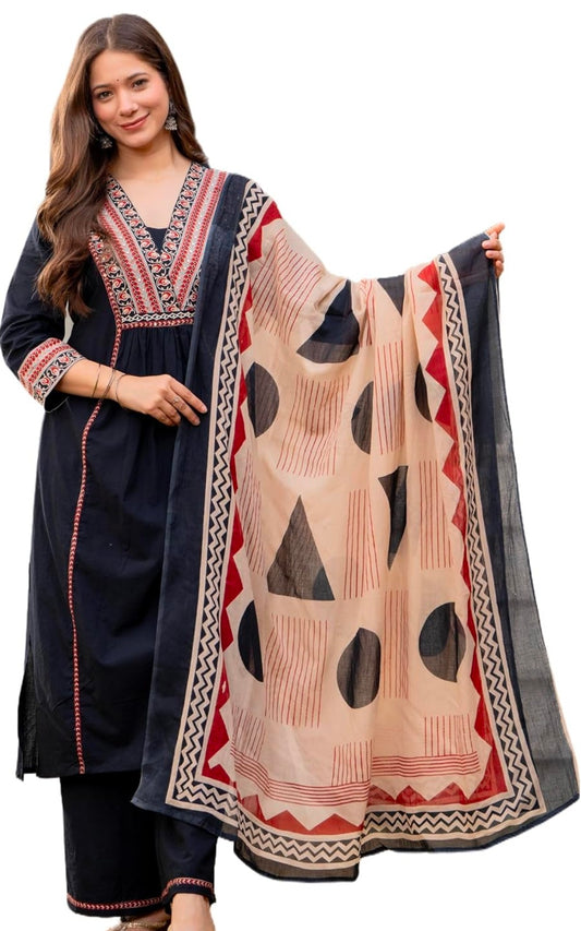 Floral Printed Pure Cotton kurta set