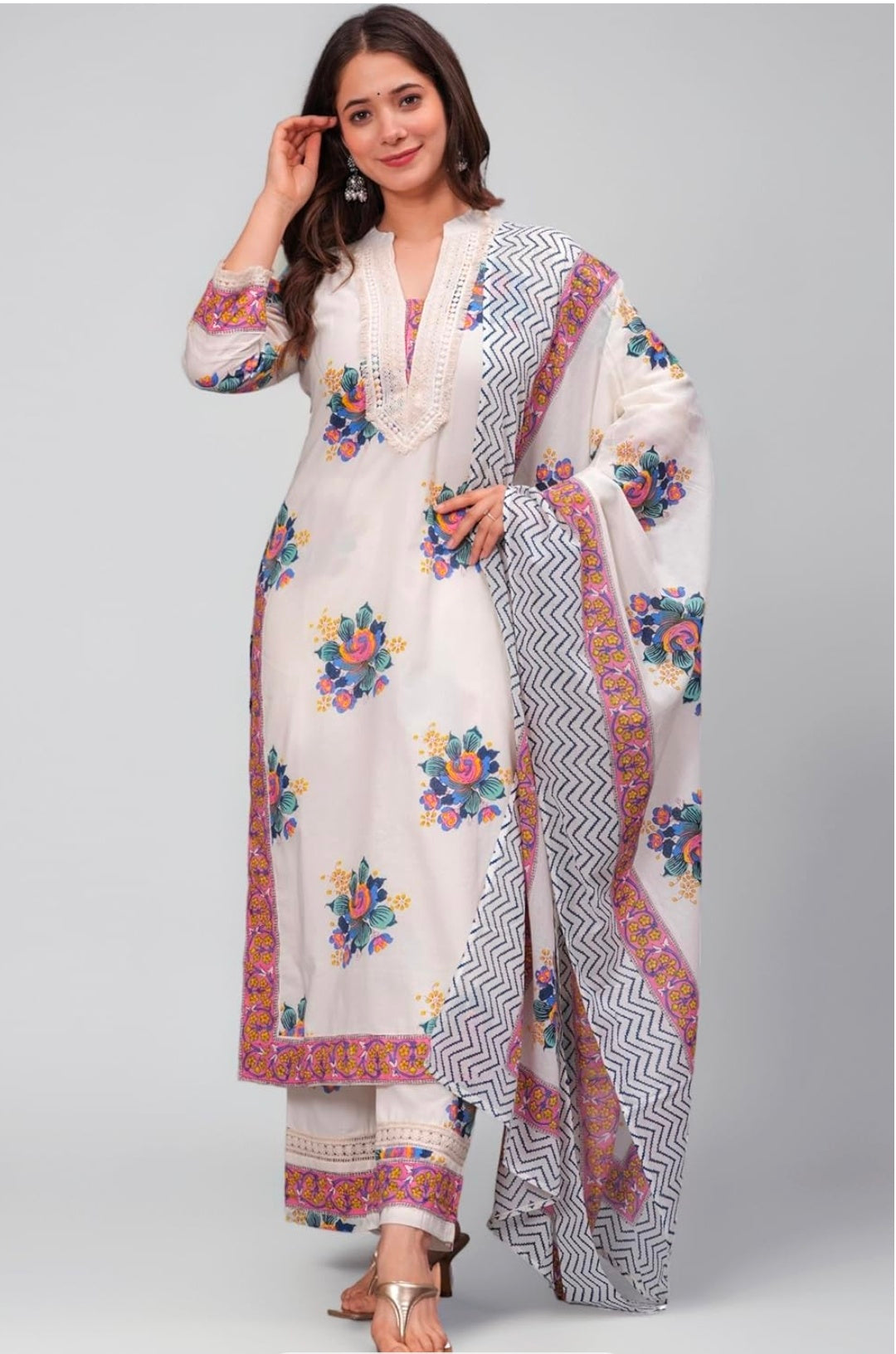 Amayra Women's Pure Cotton Printed