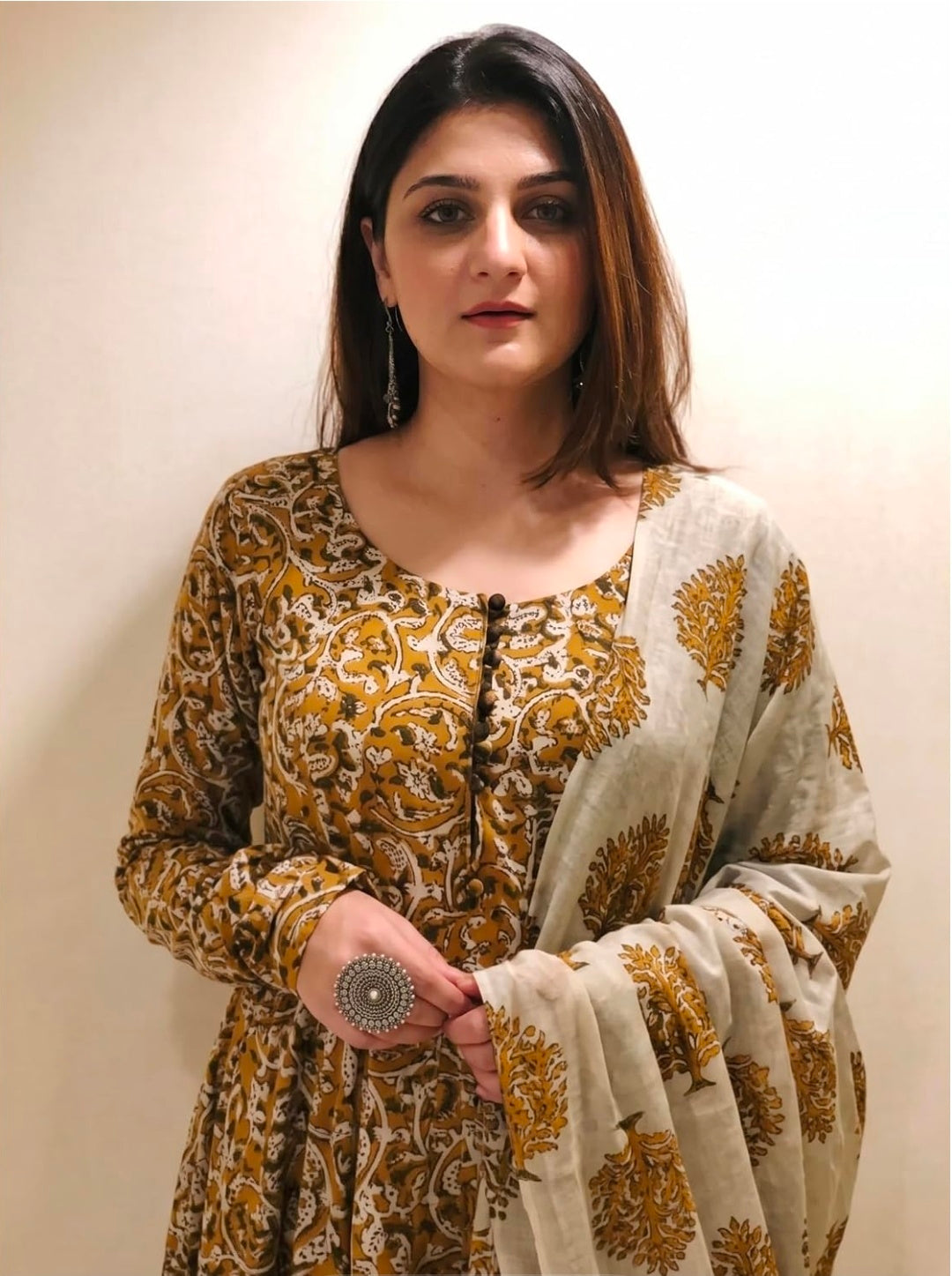 Anarkali Kurta,Pant Set Dupatta