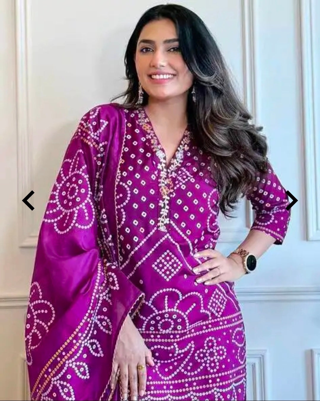 Women embroidery work Kurti