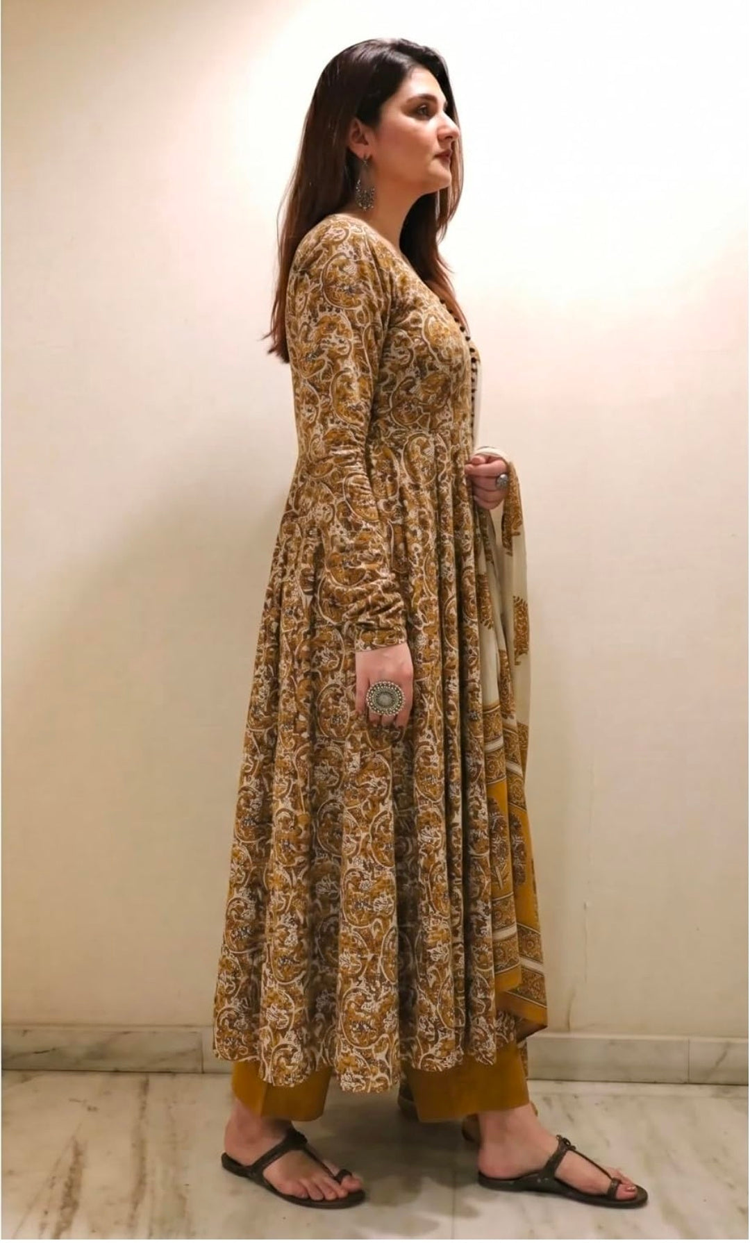Anarkali Kurta,Pant Set Dupatta