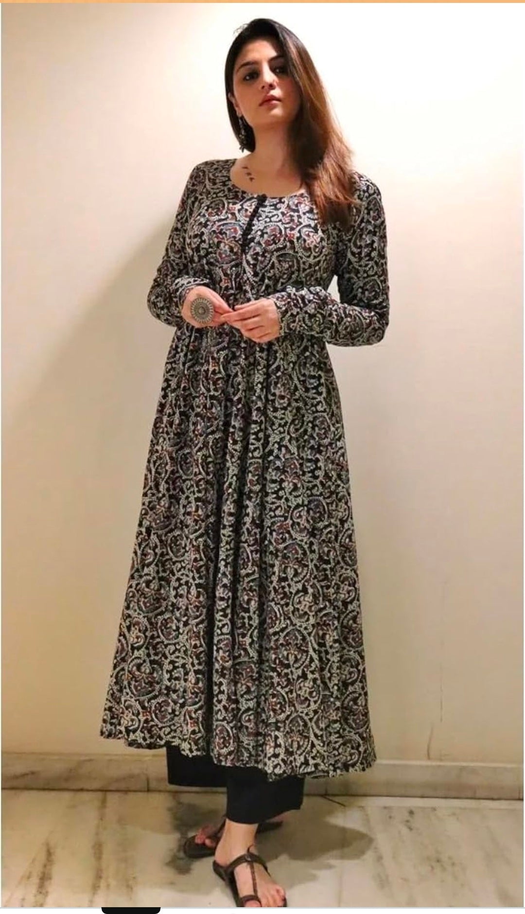 Anarkali Kurta,Pant Set Dupatta