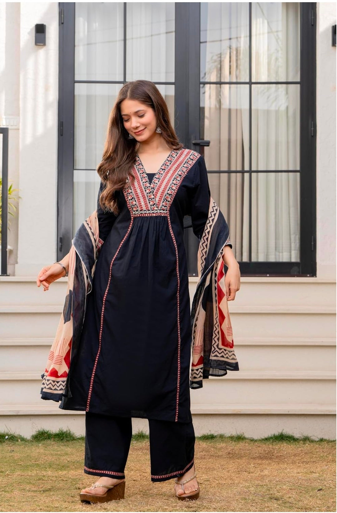 Floral Printed Pure Cotton kurta set