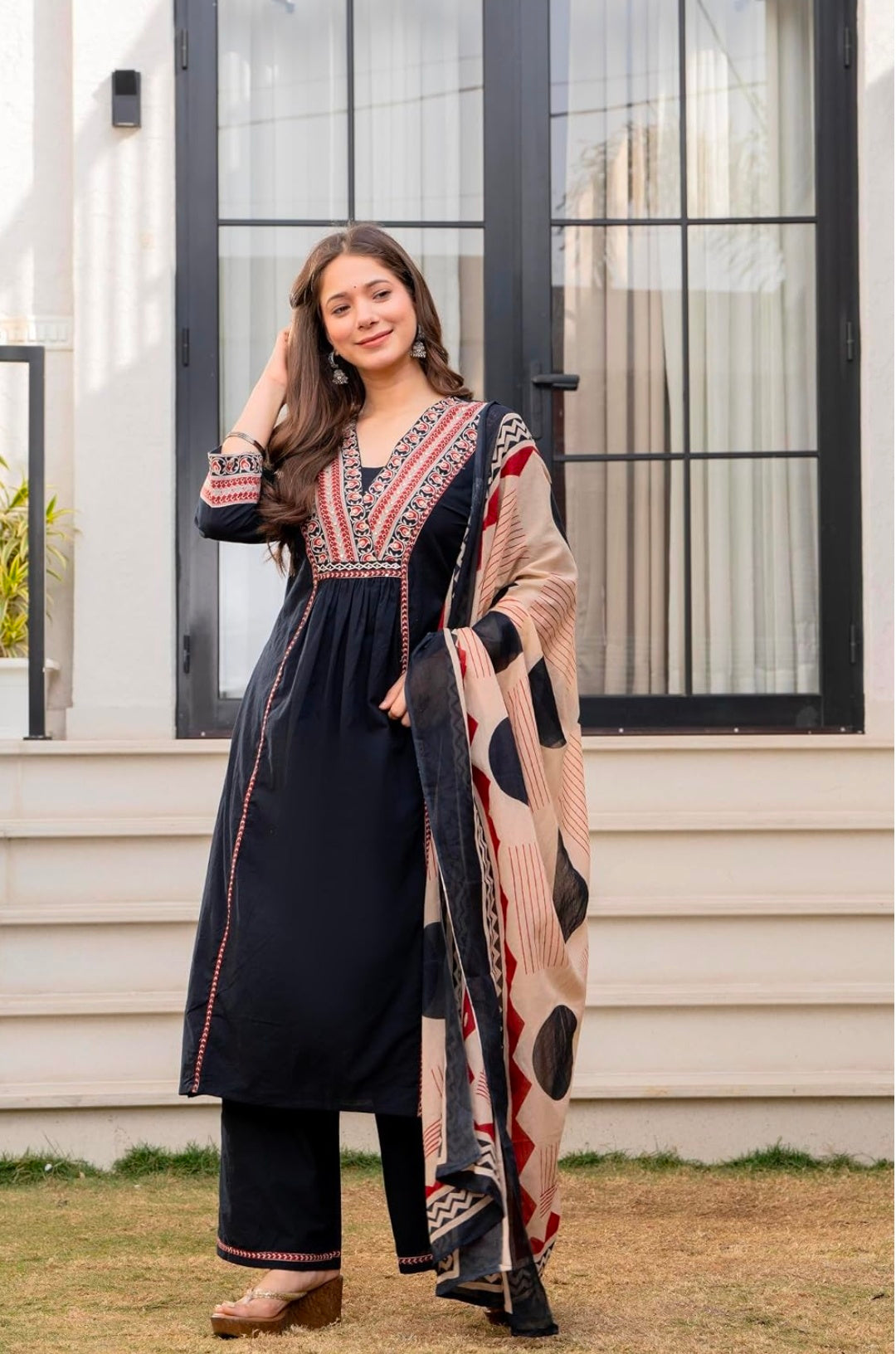 Floral Printed Pure Cotton kurta set