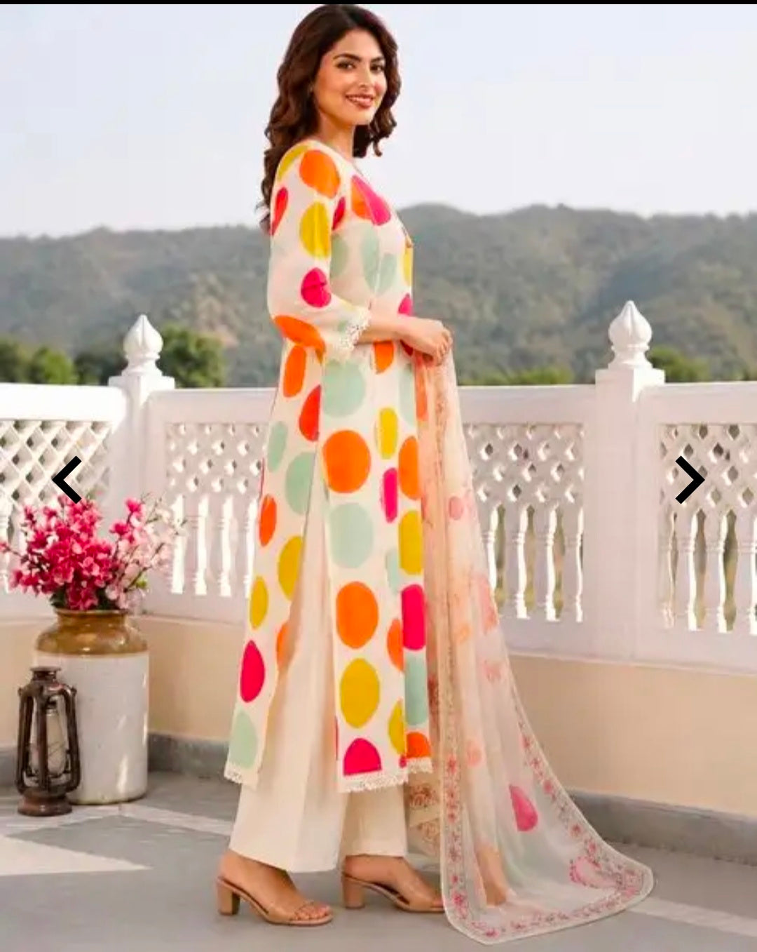 Women's Rayon Kurta Pant Dupatta Set