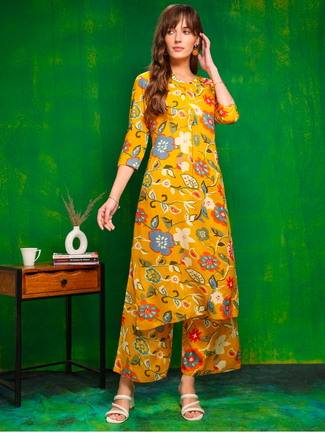 Botanical printed Co ords Set