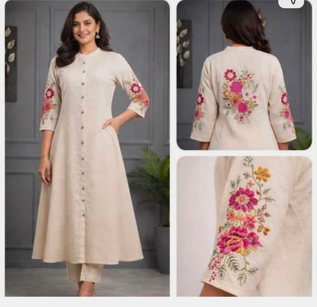 Cotton Kurta + Pant Set