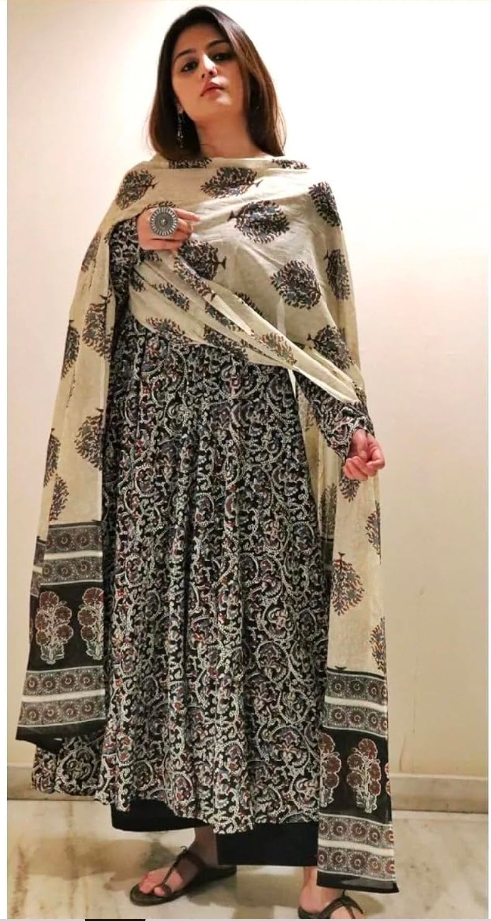 Anarkali Kurta,Pant Set Dupatta