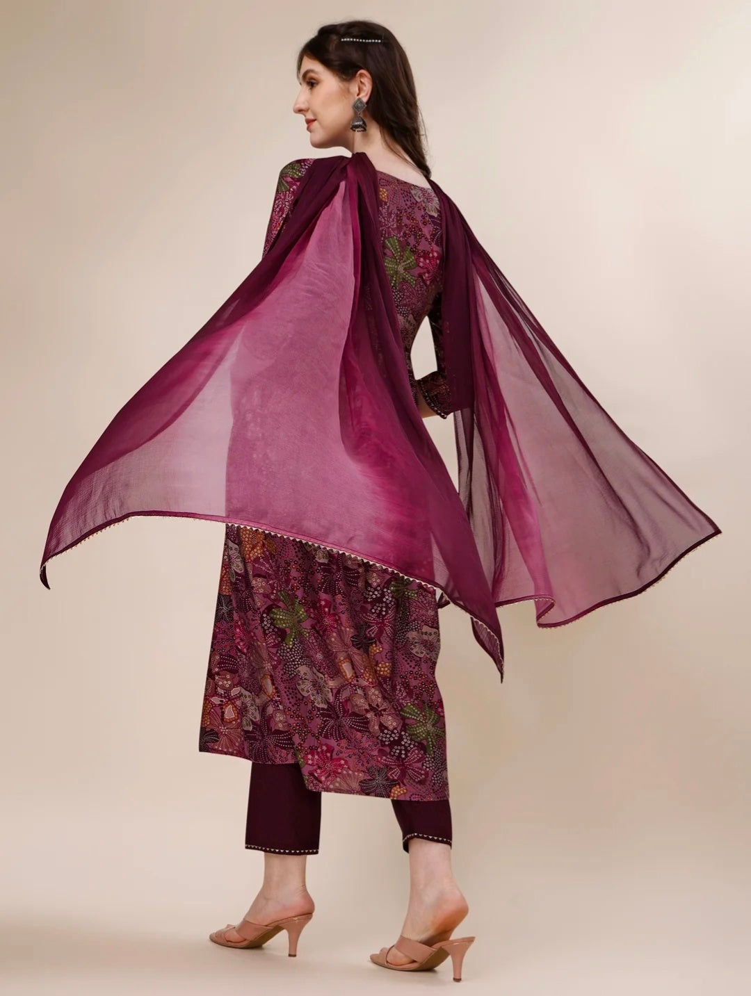 Alia Cut kurta with Pant and Dupatta