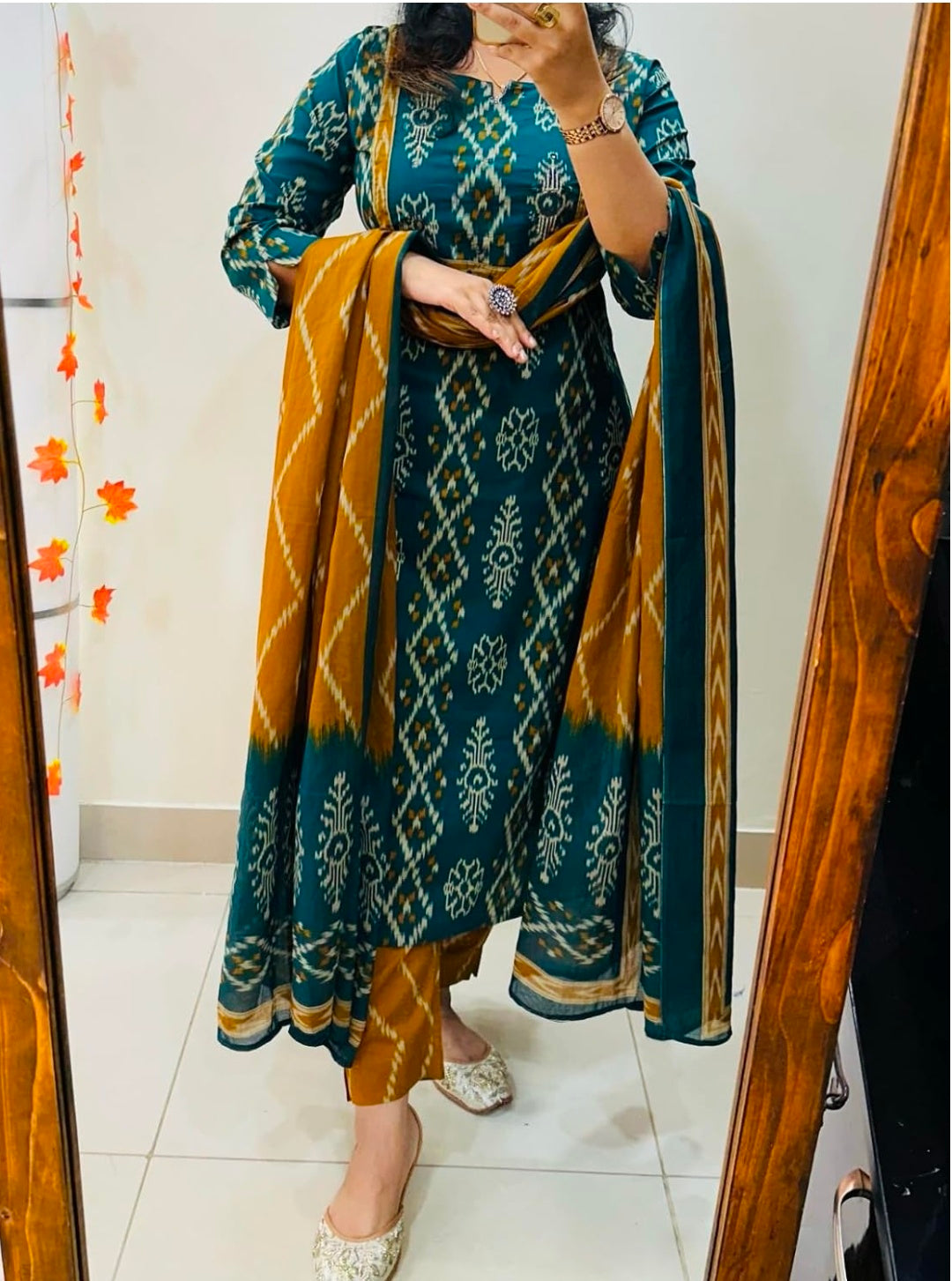 Women Kurta Set with Dupatta | Cotton Printed Straight Kurta