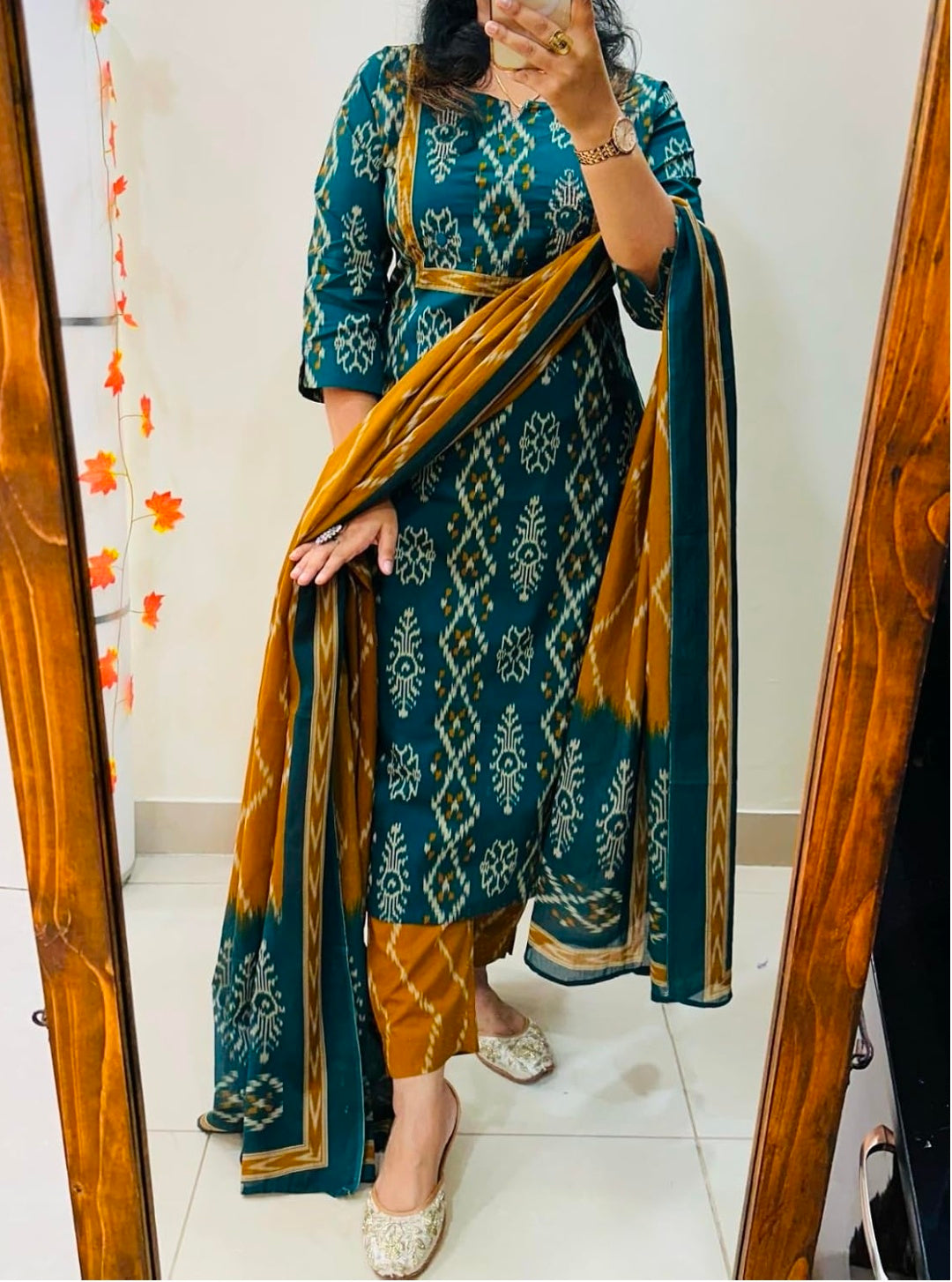 Women Kurta Set with Dupatta | Cotton Printed Straight Kurta