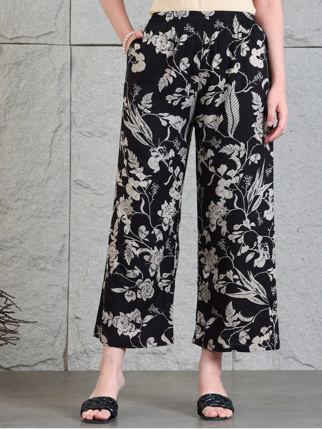 Botanical printed Kurta with Palazzo Co-ords Set