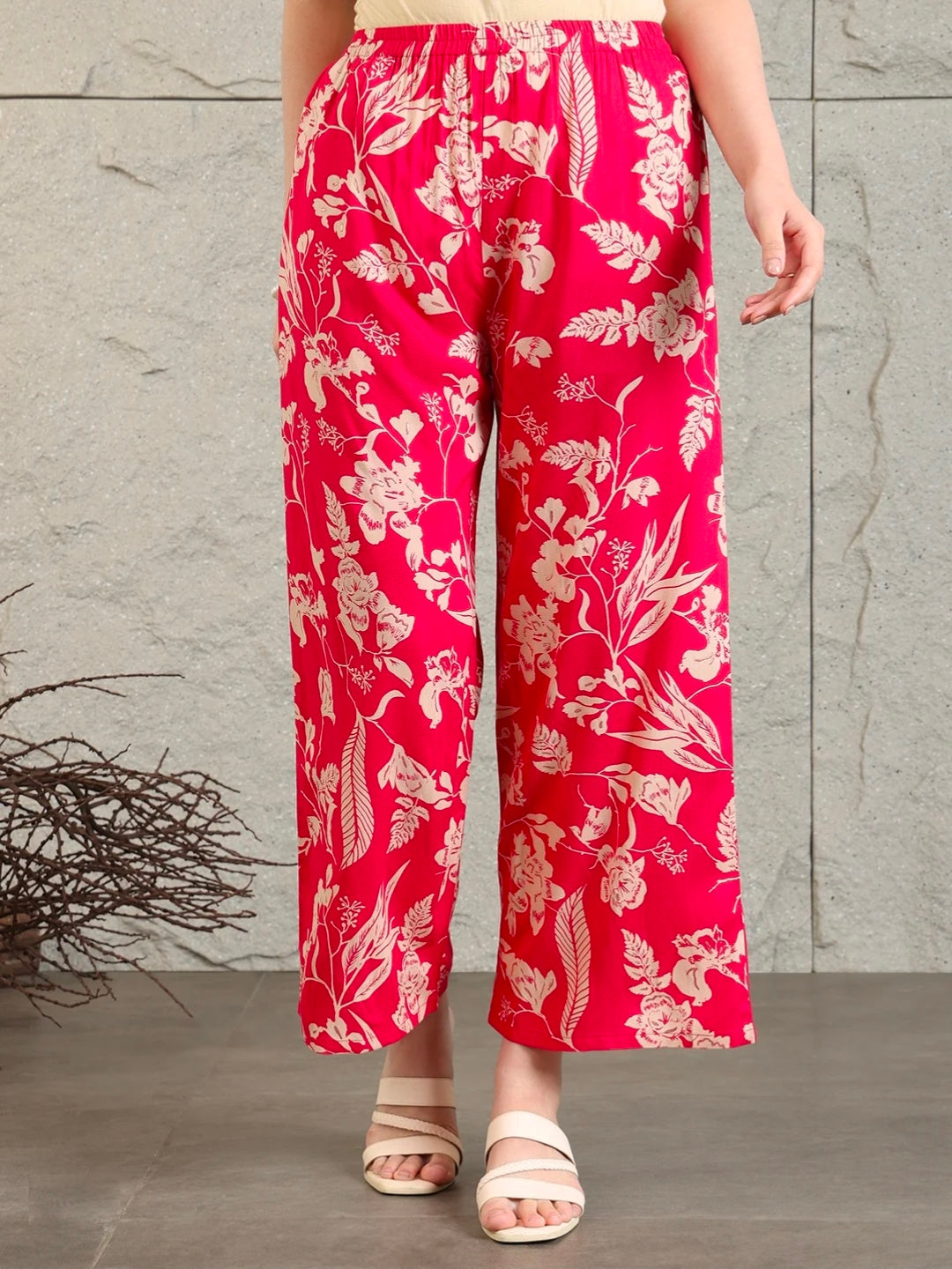 Botanical printed Kurta with Palazzo Co-ords Set