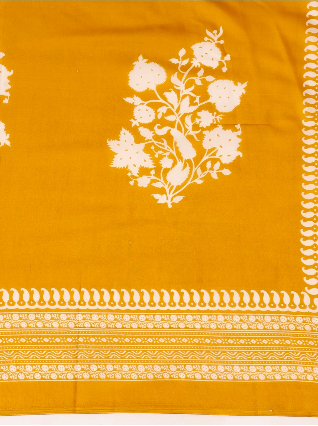 Embroidered & Printed Flared kurta with pant & Dupatta