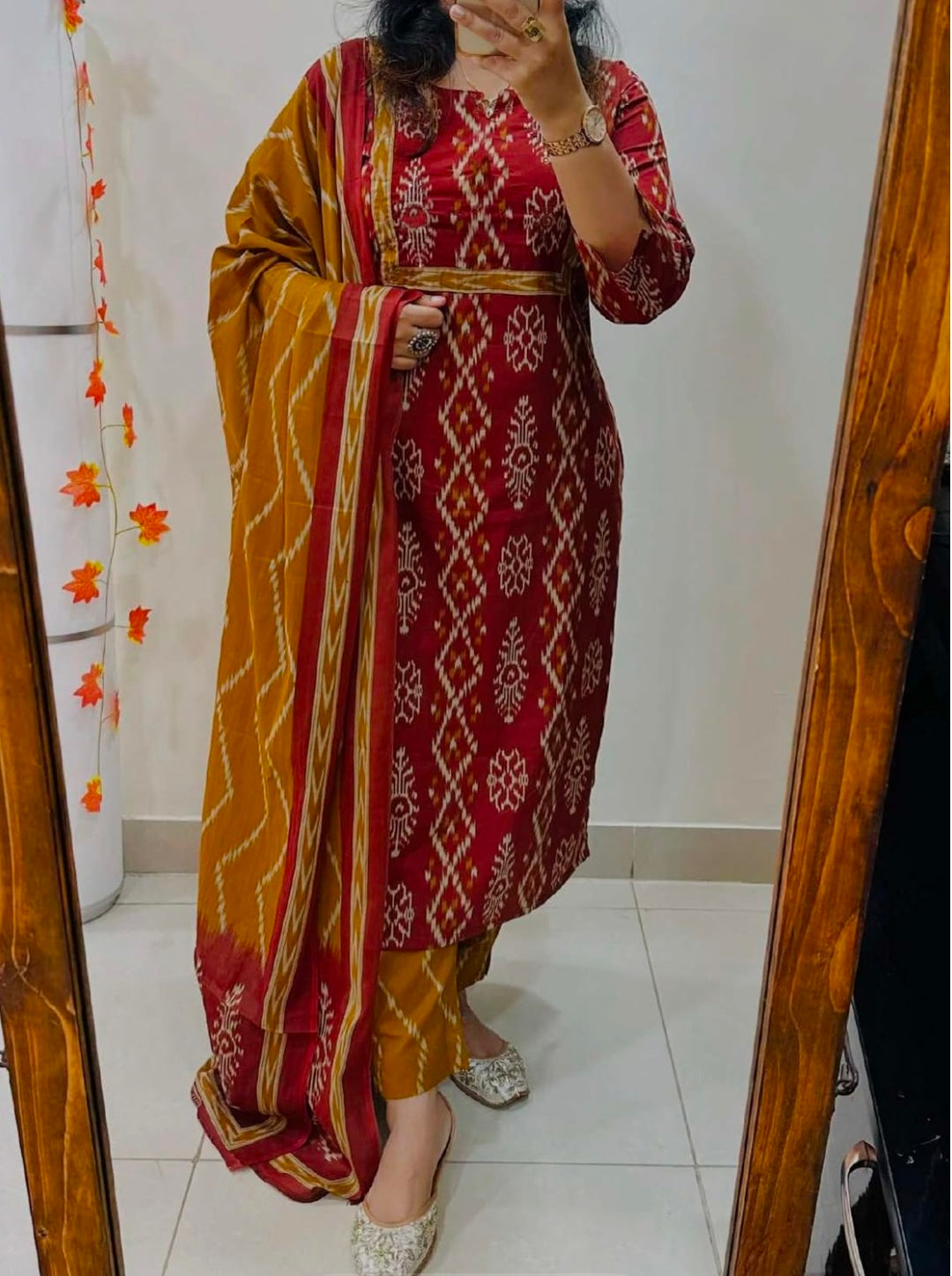 Women Kurta Set with Dupatta | Cotton Printed Straight Kurta