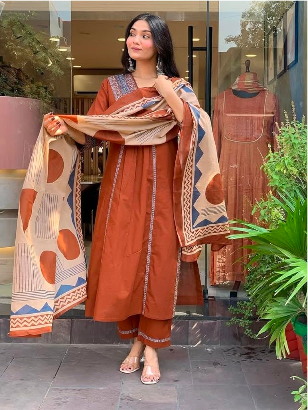 Floral Printed Pure Cotton kurta set