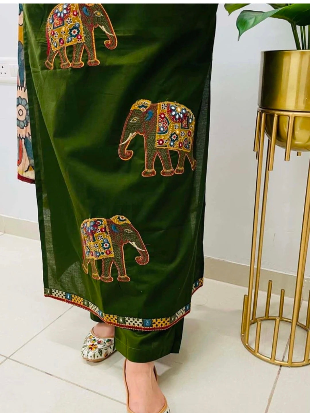 Women's Pure Cotton Straight Kurta Pant Dupatta Set