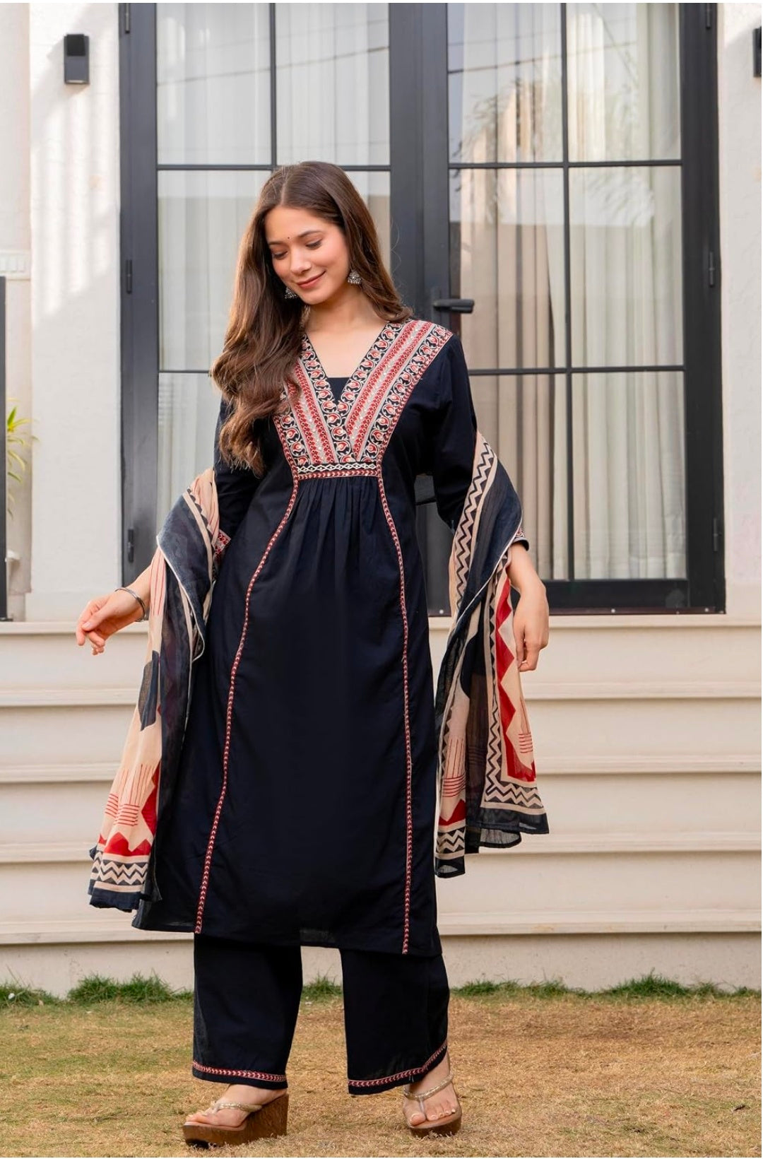 Floral Printed Pure Cotton kurta set
