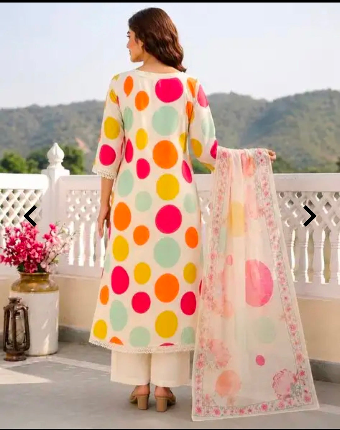 Women's Rayon Kurta Pant Dupatta Set
