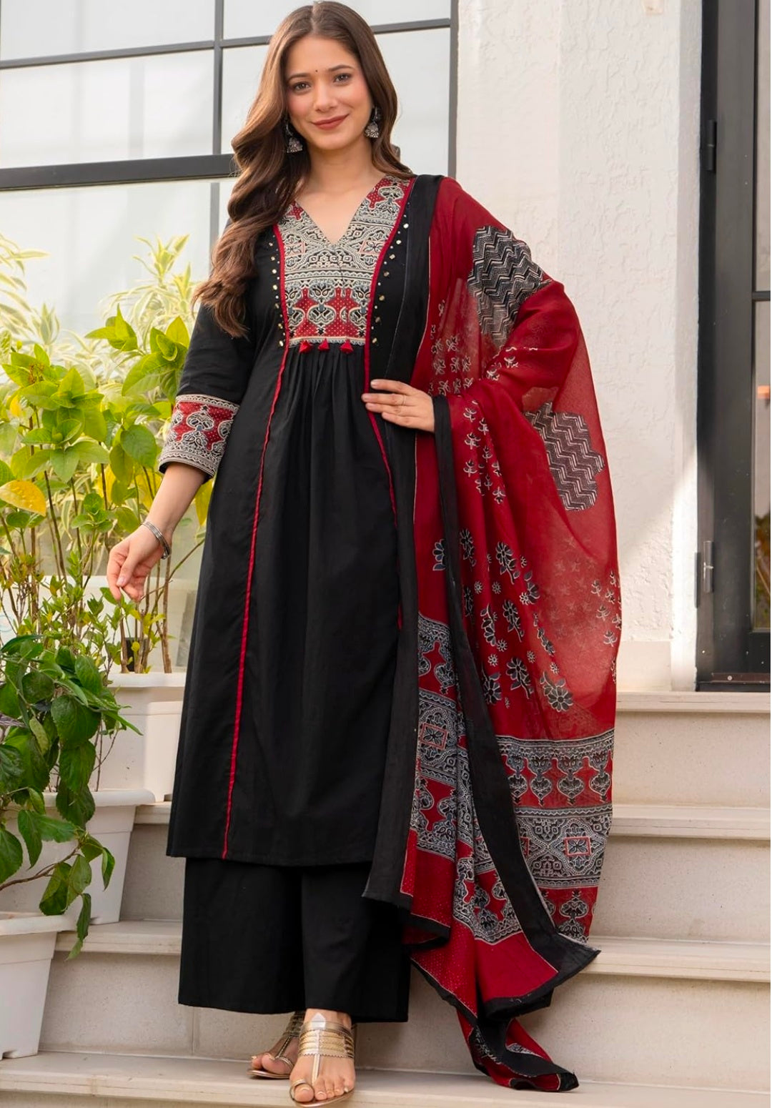 Kurta and Bottom Fabric: Cotton || Kurta Set Color