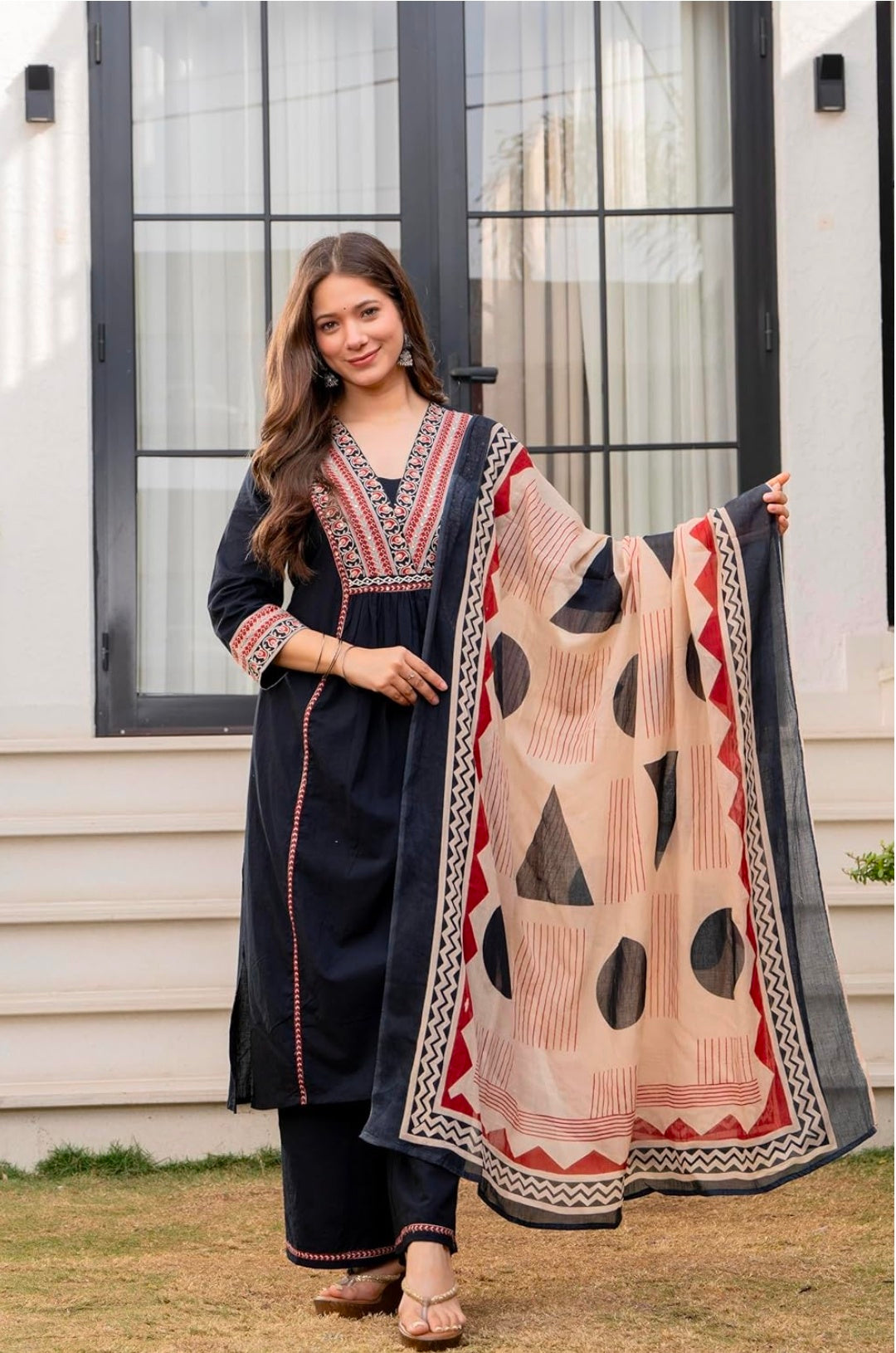 Floral Printed Pure Cotton kurta set