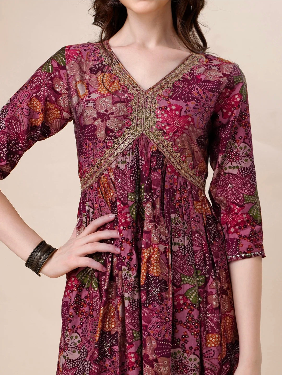 Alia Cut kurta with Pant and Dupatta