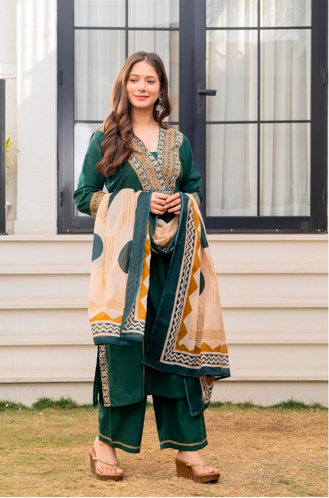 Floral Printed Pure Cotton kurta set