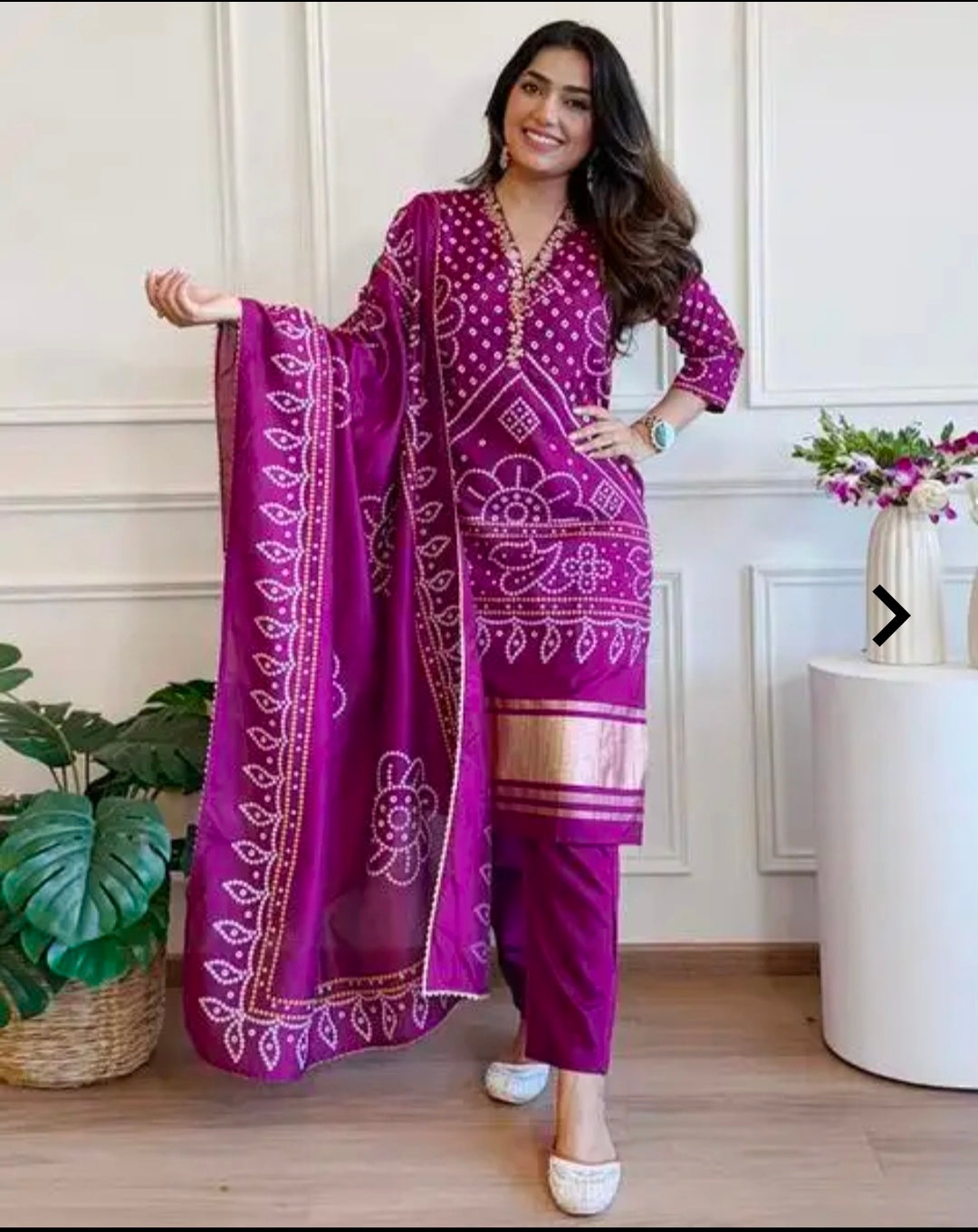 Women embroidery work Kurti