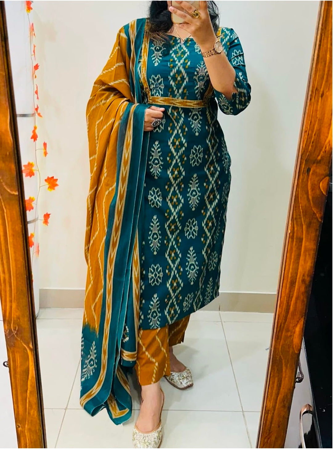 Women Kurta Set with Dupatta | Cotton Printed Straight Kurta
