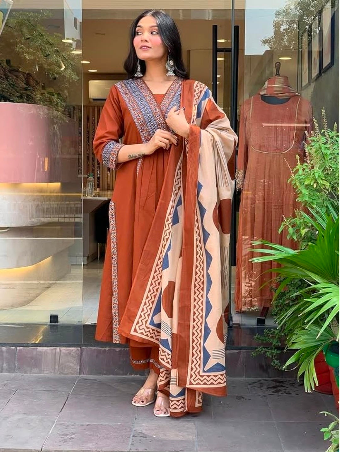 Floral Printed Pure Cotton kurta set