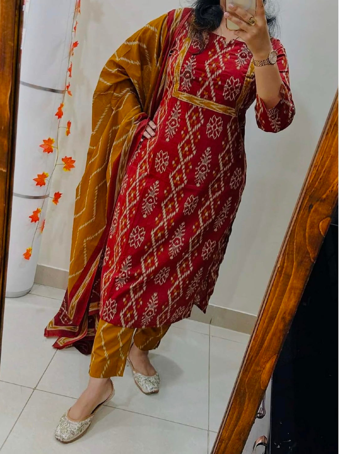 Women Kurta Set with Dupatta | Cotton Printed Straight Kurta