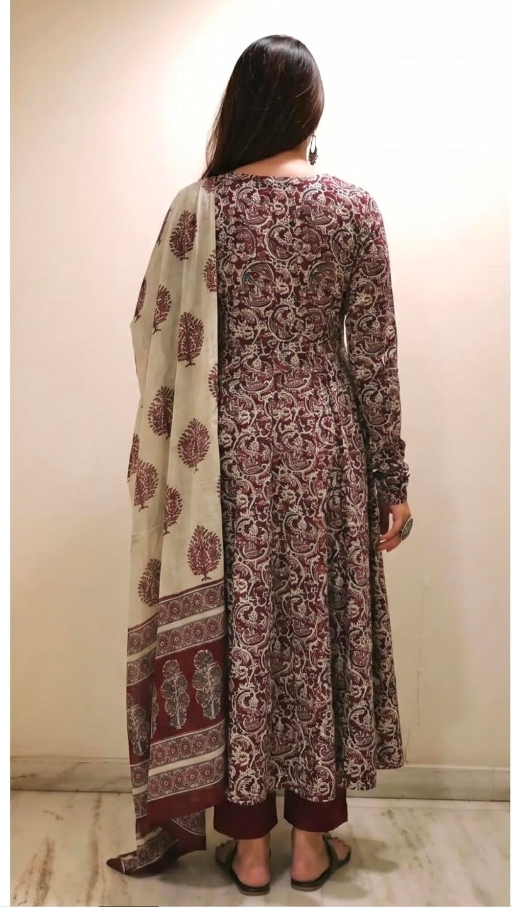 Anarkali Kurta,Pant Set Dupatta