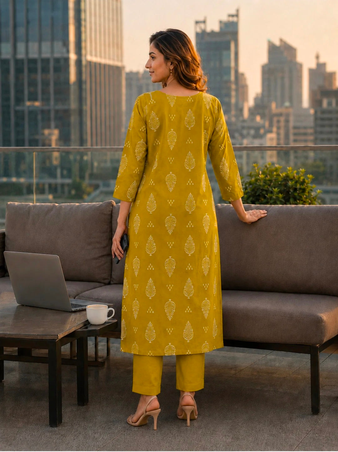 Berrylicious Women Ethnic Motifs Printed & hand Embroidered Kurta with pant & Dupatta