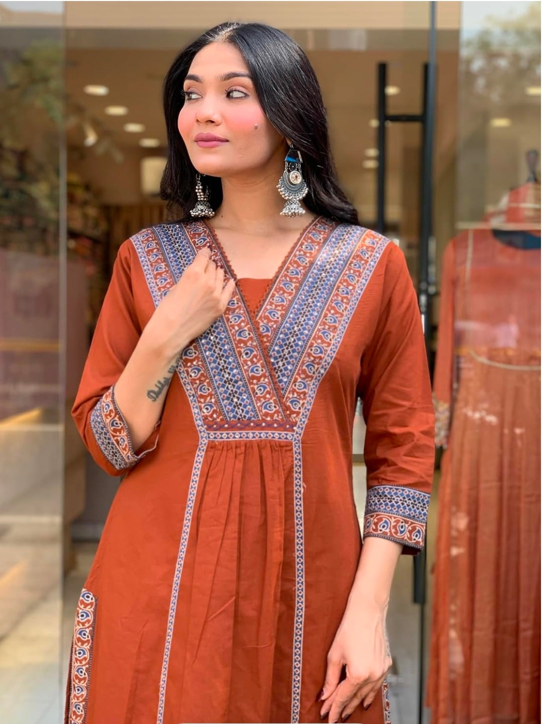 Floral Printed Pure Cotton kurta set