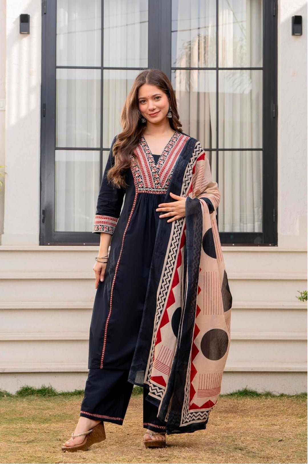 Floral Printed Pure Cotton kurta set
