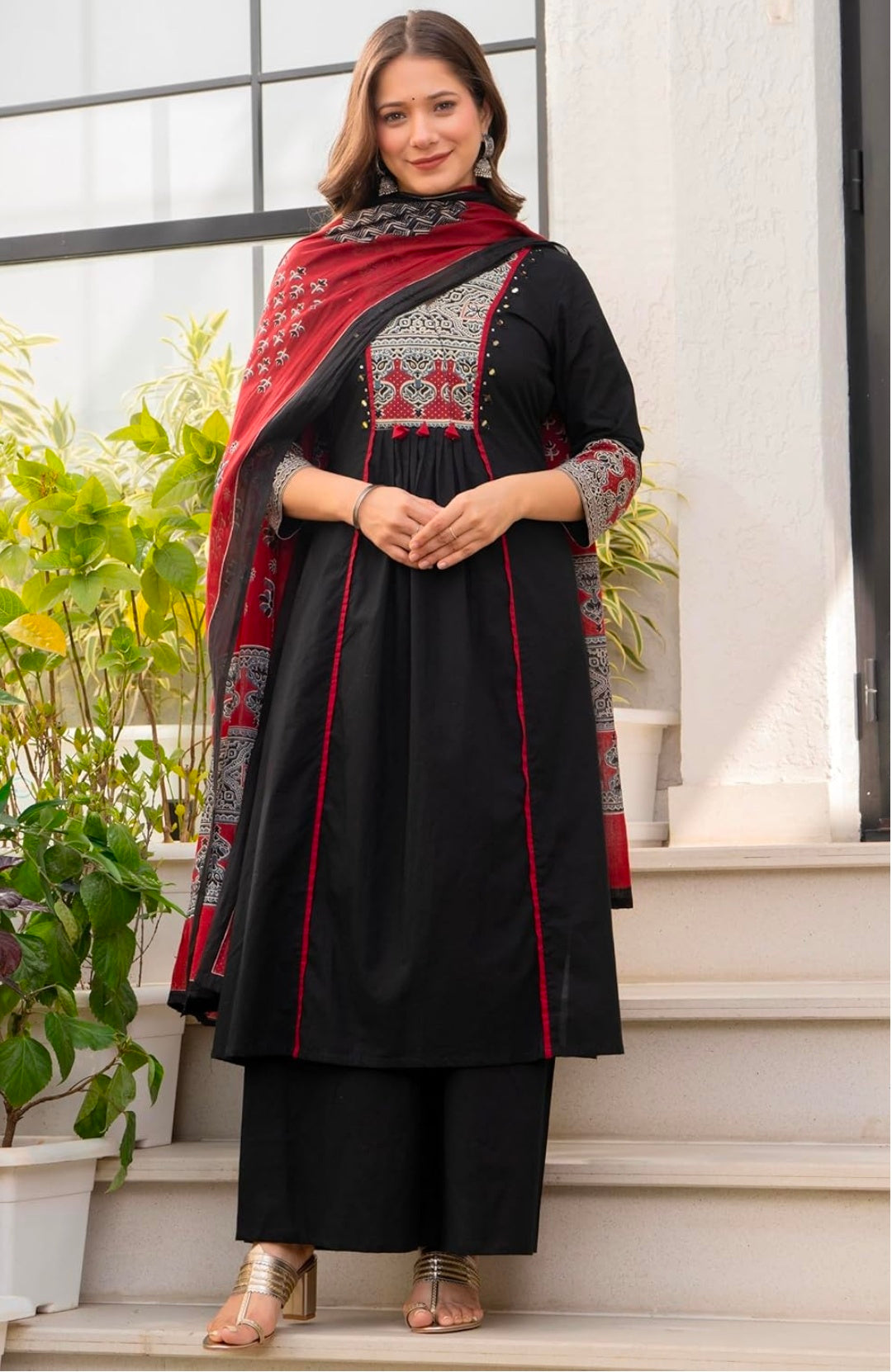 Kurta and Bottom Fabric: Cotton || Kurta Set Color
